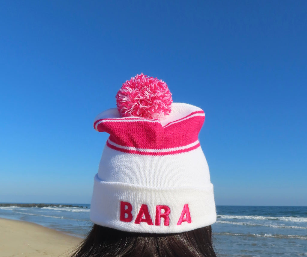 Bar A Striped Beanie