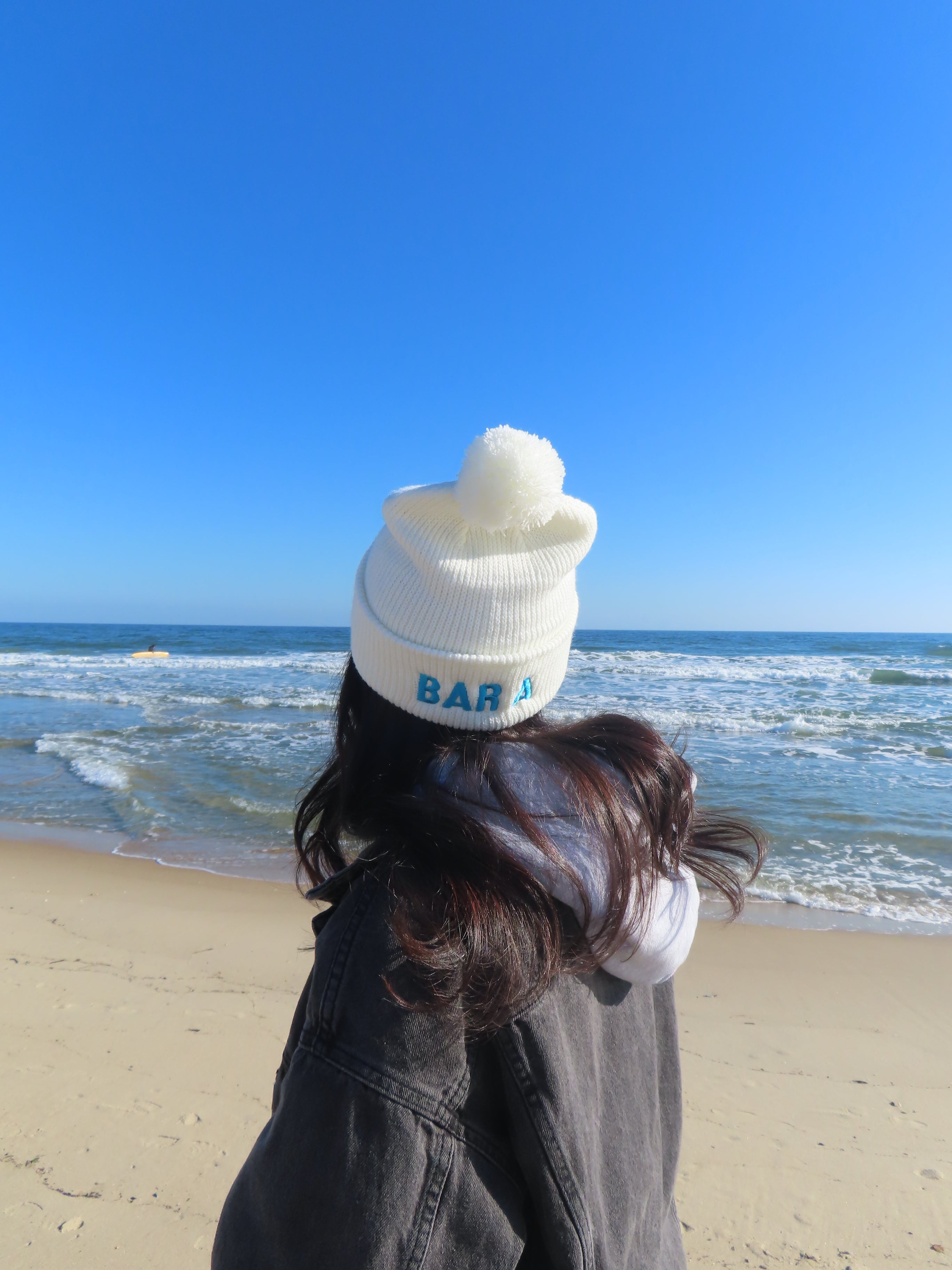 Bar A Pom-Pom Beanie